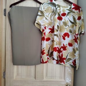 Floral Print Women's Top